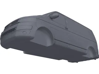 Volkswagen Transporter T5 3D Model preview
