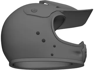 Helmet Motorbike 3D Model preview