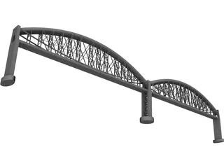 Royal Albert Bridge 3D Model preview