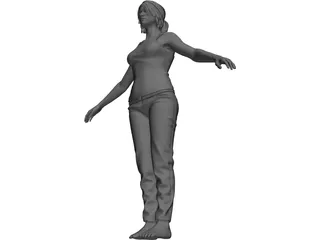 Female 3D Model preview