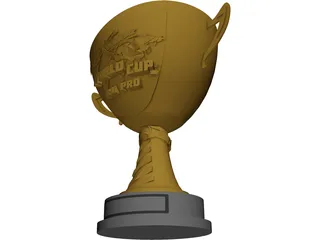 BJJ World Cup Trophy 3D Model preview