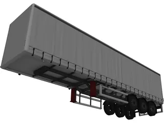 Trailer 3D Model preview