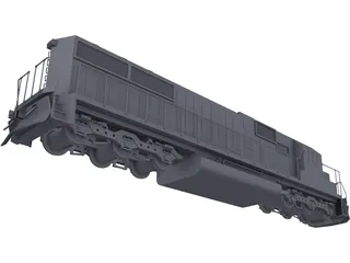 SD60 Train 3D Model preview