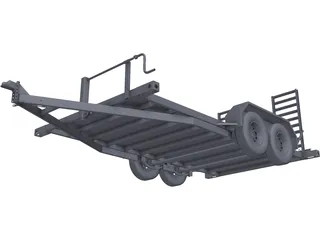 Trailer 3D Model preview