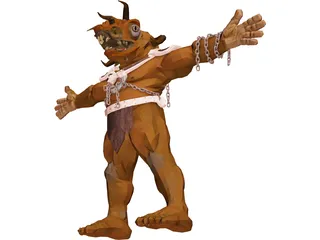 Monster 3D Model preview