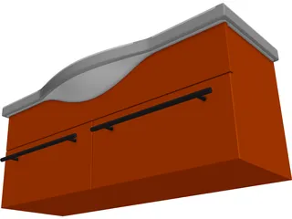Kitchen Sink Moushan 3D Model preview