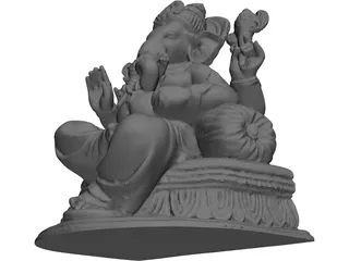 Ganpati 3D Model preview