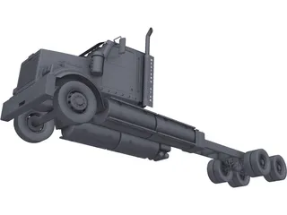 Western Star 4900SF (LWB) 3D Model preview