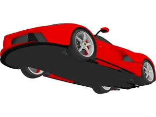 Ferrari LaFerrari 3D Model preview