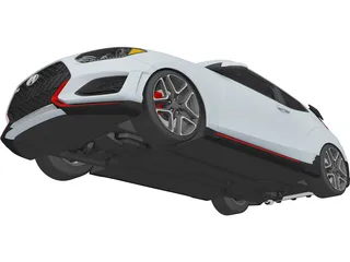 Hyundai Veloster (2019) 3D Model preview