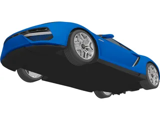 Lamborghini Asterion Concept (2014) 3D Model preview