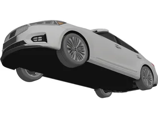 Kia Cadenza (2017) 3D Model preview