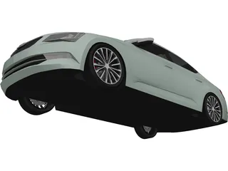 Skoda Superb (2017) 3D Model preview