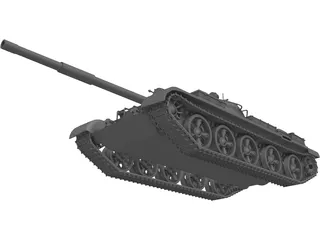 T-62A 3D Model preview