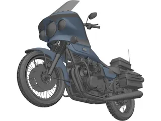 Kawasaki Police 1000 3D Model preview