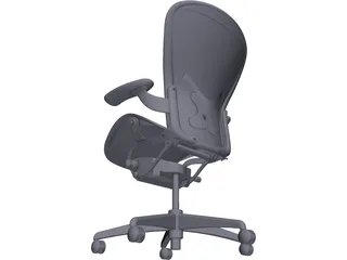 Herman Miller Aeron Chair 3D Model preview