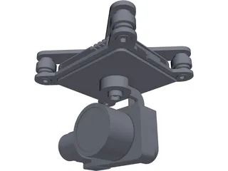 DJI Phantom Gimbal 3D Model preview
