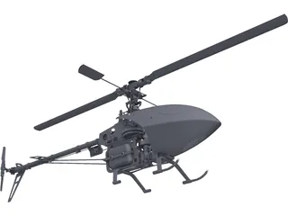 RC Helicopter 3D Model preview