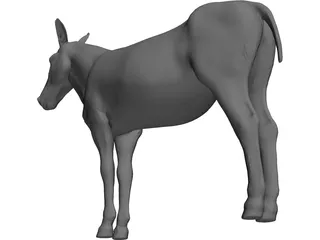 Donkey 3D Model preview