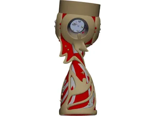 FIFA Cup Russia 2018 Trophy 3D Model preview