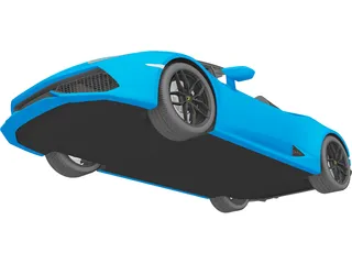 Lamborghini Huracan LP610-4 Spyder (2017) 3D Model preview
