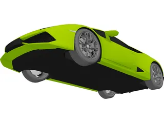 Lamborghini Huracan 3D Model preview