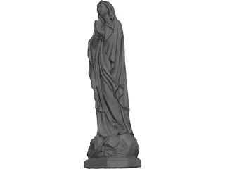 Virgin Mary 3D Model preview