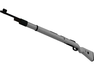 Mauser Karabiner 3D Model preview