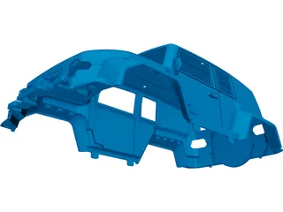 Toyota FJ Cruiser Body 3D Model preview