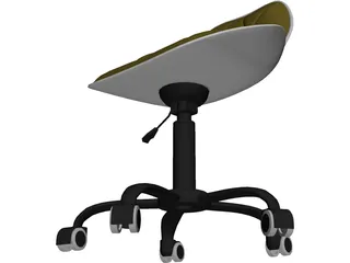 Modern Armchair 3D Model preview