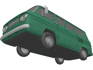 Chevrolet Corvair Greenbrier (1961) 3D Model preview