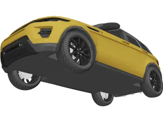 Range Rover Evoque 3D Model preview