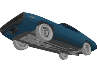 Plymouth GTX (1967) 3D Model preview
