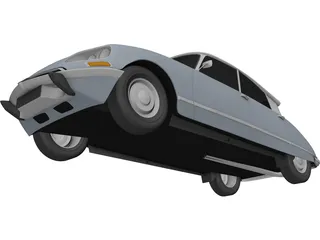 Citroen DS (1967) 3D Model preview