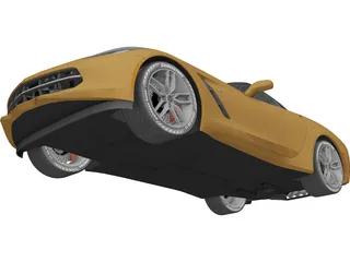 Chevorlet Corvette C7 Stingray V8 (2015) 3D Model preview