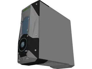 Nvidia Concept Case 3D Model preview