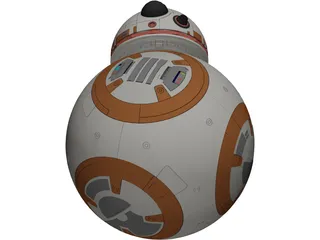 BB8 Droid 3D Model preview