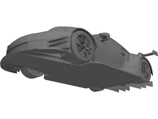 Porsche 911 RSR 3D Model preview