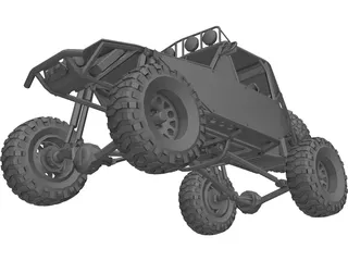 Dune Buggy 3D Model preview