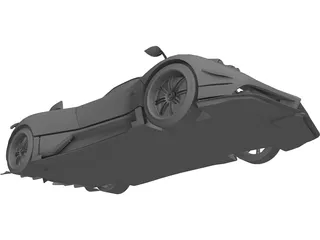 Pagani Zonda Cinque 3D Model preview