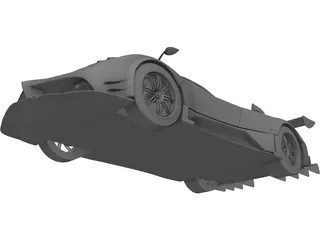 Pagani Zonda R 3D Model preview