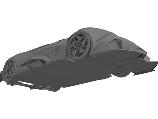 Lamborghini Egoista 3D Model preview