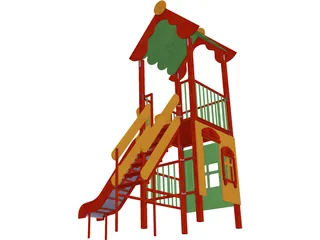 Park Slides 3D Model preview