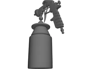 Spray Gun 3D Model preview