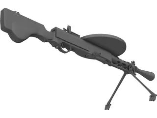 DP-28 3D Model preview