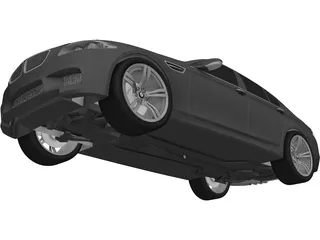 BMW M5 F10 3D Model preview