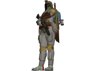 Boba Fett 3D Model preview