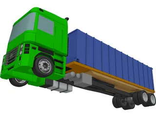 Truck 3D Model preview