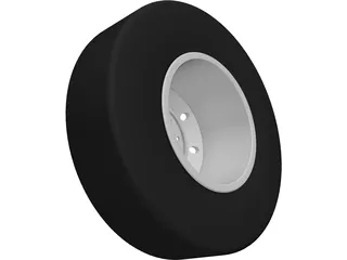M853 Tire 3D Model preview