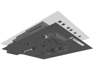 Bank 3D Model preview